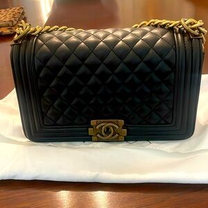 Black Quilted Purse